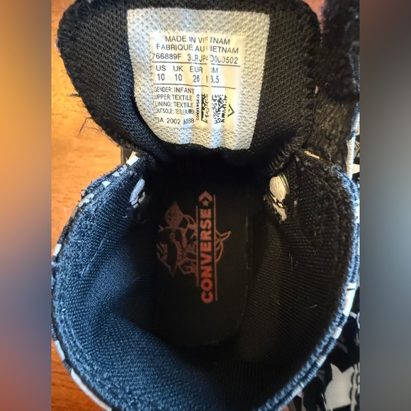 CONVERSE Chuck Taylor All Star Shark Bite Easy-On Toddler Sz 10✨ - Picture 6 of 6